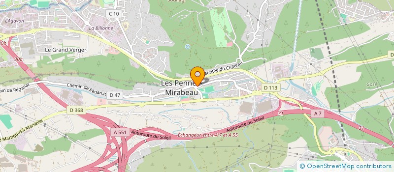 localisation de l'entreprise MADAME CHLOE CORTES à LES PENNES-MIRABEAU