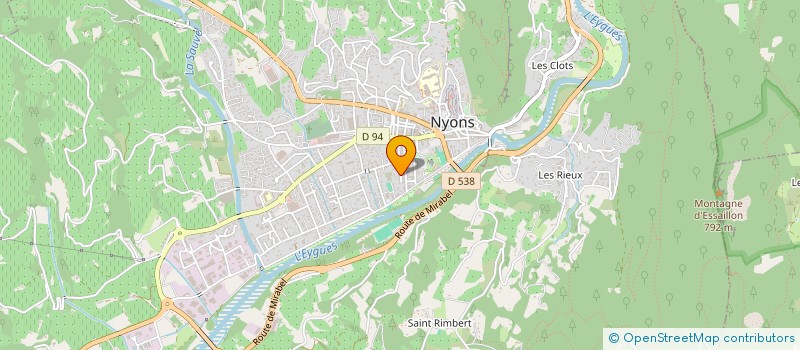 localisation de l'entreprise MADAME CHLOE COSSON  NYONS