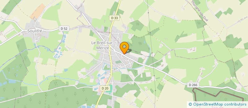 localisation de l'entreprise MADAME CHLOE COURCON  LE BREIL-SUR-MERIZE