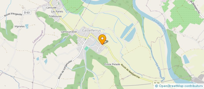 localisation de l'entreprise MADAME CHLOE COUSIN  CASTELFERRUS