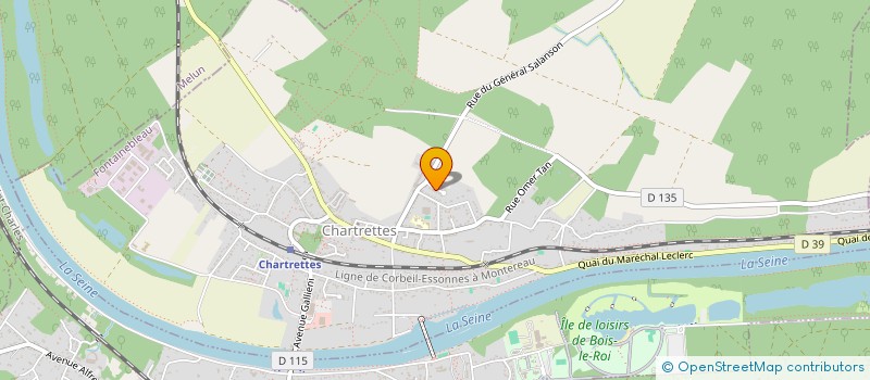 localisation de l'entreprise MADAME CHLOE COUTURET  CHARTRETTES