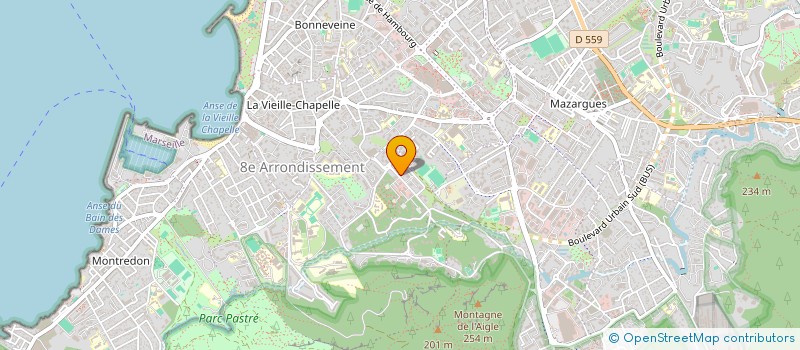 localisation de l'entreprise MADAME CHLOE CREUSEFOND  MARSEILLE