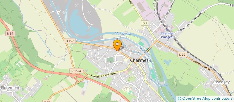 localisation de l'entreprise MADAME CHLOE CROUZET à CHARMES