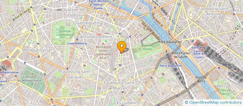 localisation de l'entreprise MADAME CHLOE CROZAT  PARIS