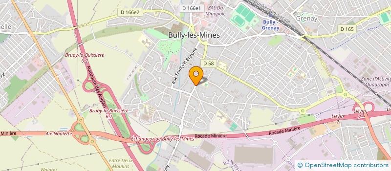 localisation de l'entreprise MADAME CHLOE CUCHEVAL  BULLY-LES-MINES