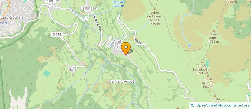 localisation de l'entreprise MADAME CHLOE CURIE  AZET