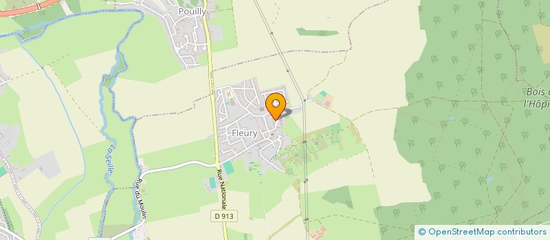 localisation de l'entreprise MADAME CHLOE CZMIL  FLEURY