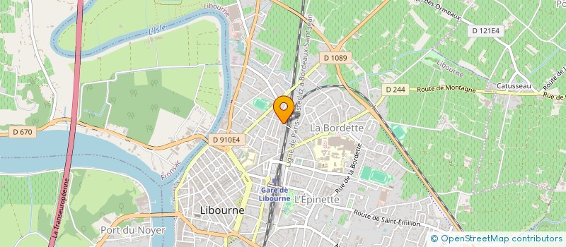 localisation de l'entreprise MADAME CHLOE DA GRACA à LIBOURNE