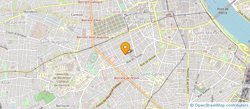 localisation de l'entreprise MADAME CHLOE DAGUERRE  BORDEAUX