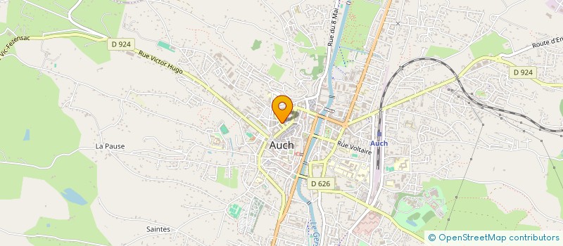 localisation de l'entreprise MADAME CHLOE DALL'AVA  AUCH