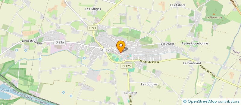 localisation de l'entreprise MADAME CHLOE DAMIEN  ALLEX