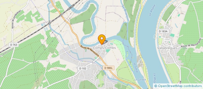 localisation de l'entreprise MADAME CHLOE DANNE  COMPS