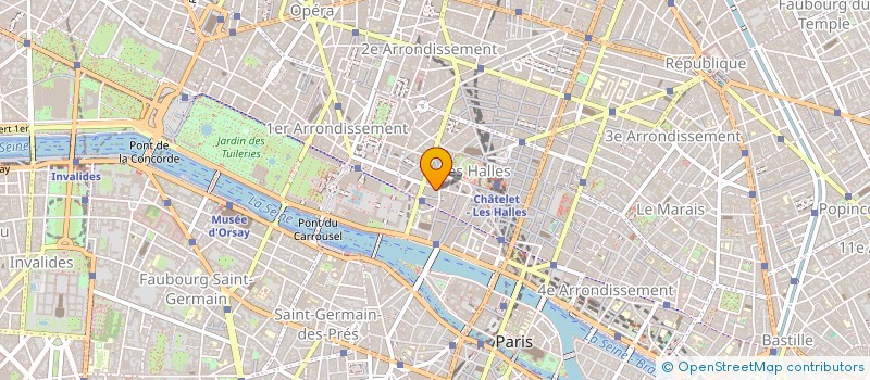 localisation de l'entreprise MADAME CHLOE DAUPHIN à PARIS