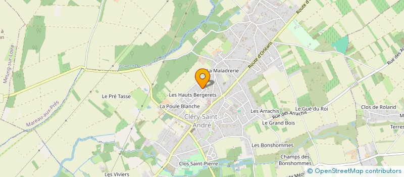 localisation de l'entreprise MADAME CHLOE DE BARROS à CLERY-SAINT-ANDRE