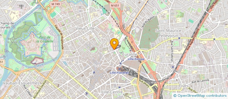 localisation de l'entreprise MADAME CHLOE DE JURQUET DE LA SALLE à LILLE