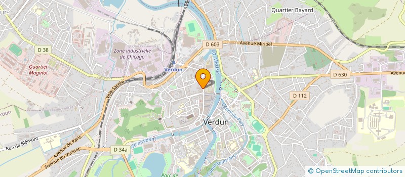 localisation de l'entreprise MADAME CHLOE DE RUNZ à VERDUN