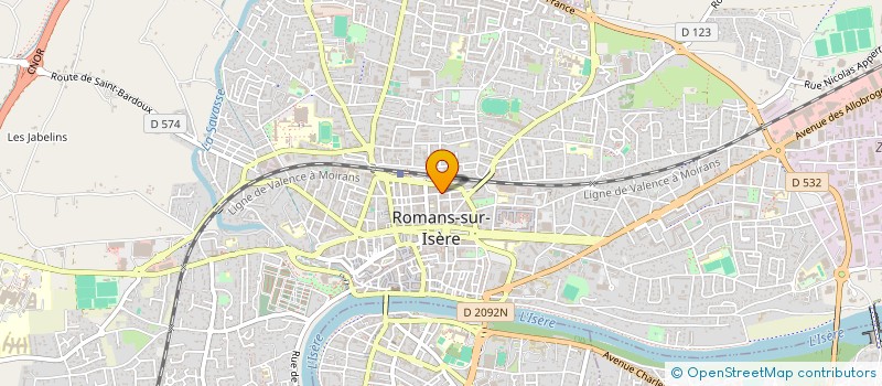 localisation de l'entreprise MADAME CHLOE DEBANT  ROMANS-SUR-ISERE