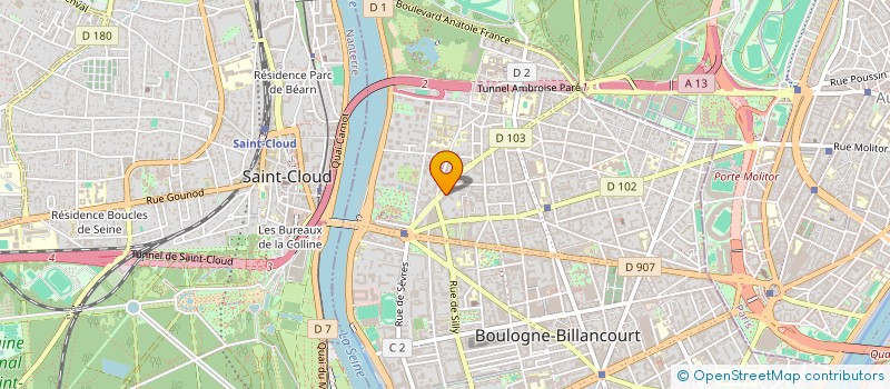 localisation de l'entreprise MADAME CHLOE DEBY à BOULOGNE-BILLANCOURT
