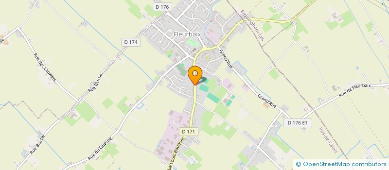 localisation de l'entreprise MADAME CHLOE DECHAUMONT  FLEURBAIX