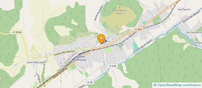 localisation de l'entreprise MADAME CHLOE DEJEUX-AVISSE  VEYNES