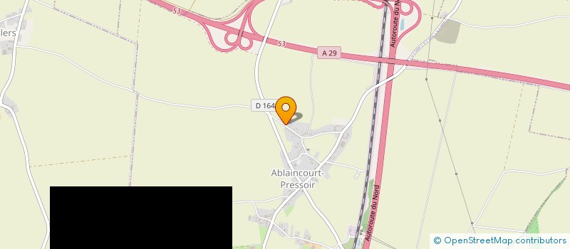 localisation de l'entreprise MADAME CHLOE DELARGILLE à ABLAINCOURT-PRESSOIR