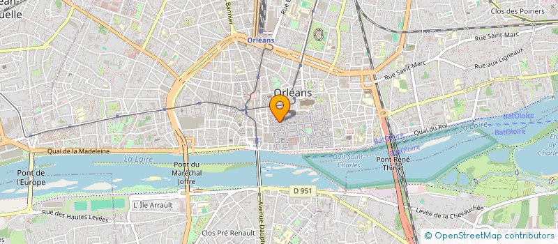 localisation de l'entreprise MADAME CHLOE DELAUGERE  ORLEANS