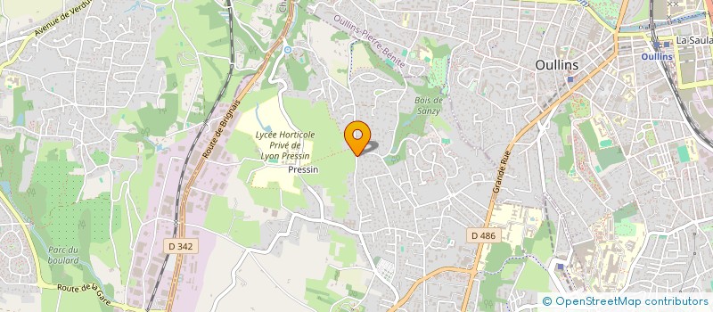 localisation de l'entreprise MADAME CHLOE DELAY  SAINT-GENIS-LAVAL