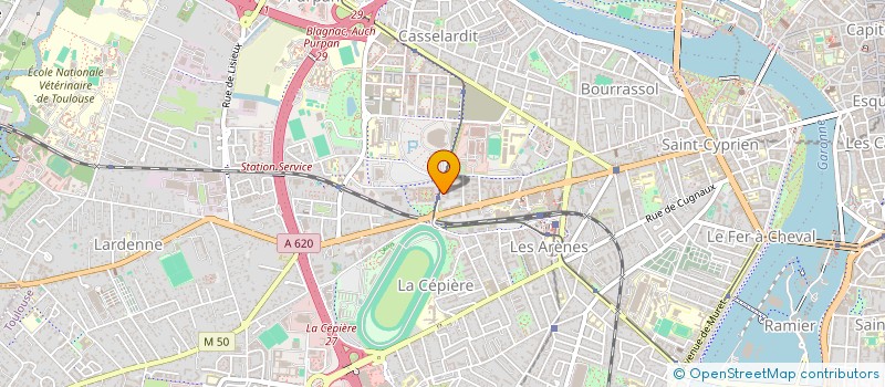 localisation de l'entreprise MADAME CHLOE DELIEGE-ARASSE à TOULOUSE