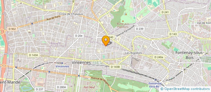 localisation de l'entreprise MADAME CHLOE DELIGIOS à VINCENNES