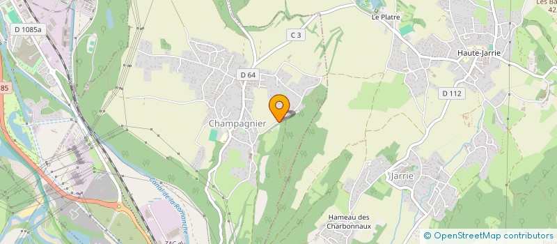 localisation de l'entreprise MADAME CHLOE DELMAS  SAINT-MARTIN-LE-VINOUX