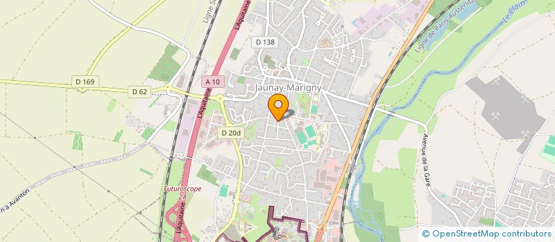 localisation de l'entreprise MADAME CHLOE DENAT  JAUNAY-MARIGNY