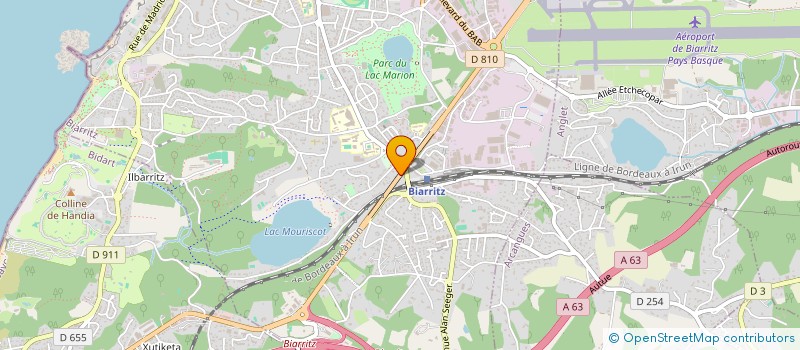 localisation de l'entreprise MADAME CHLOE DERIGLAZOFF à BIARRITZ