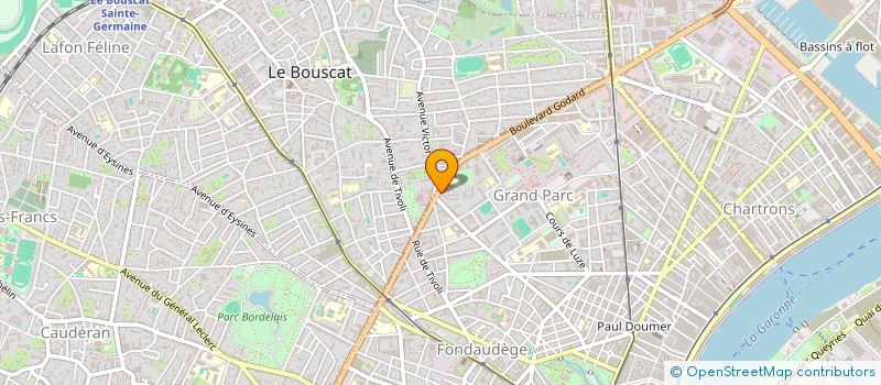 localisation de l'entreprise MADAME CHLOE DESAIGUES  BORDEAUX