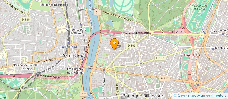 localisation de l'entreprise MADAME CHLOE DESROUSSEAUX à BOULOGNE-BILLANCOURT