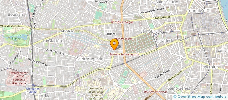 localisation de l'entreprise MADAME CHLOE DETCHART  BORDEAUX