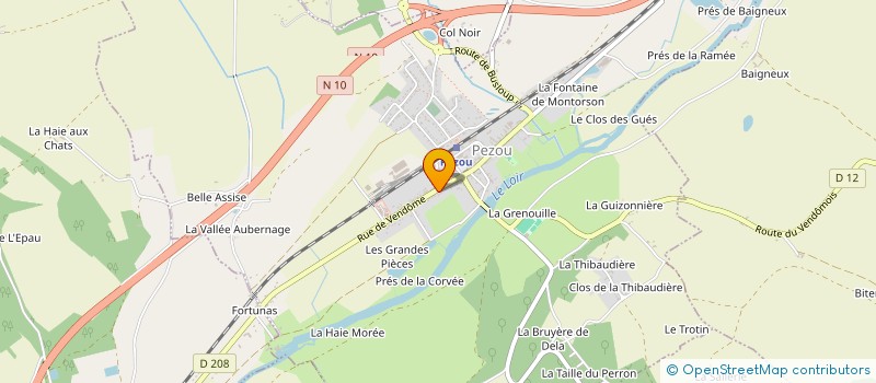 localisation de l'entreprise MADAME CHLOE DEVEAUX  VENDOME