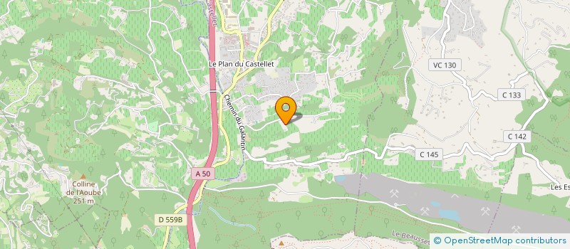 localisation de l'entreprise MADAME CHLOE DEVICTOR  LE CASTELLET