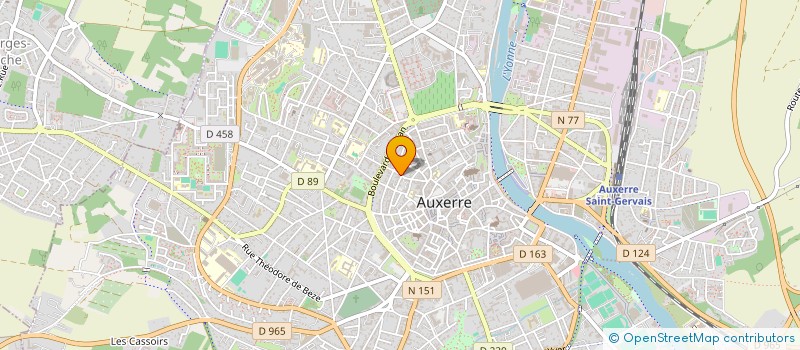 localisation de l'entreprise MADAME CHLOE DI PIETRO à AUXERRE