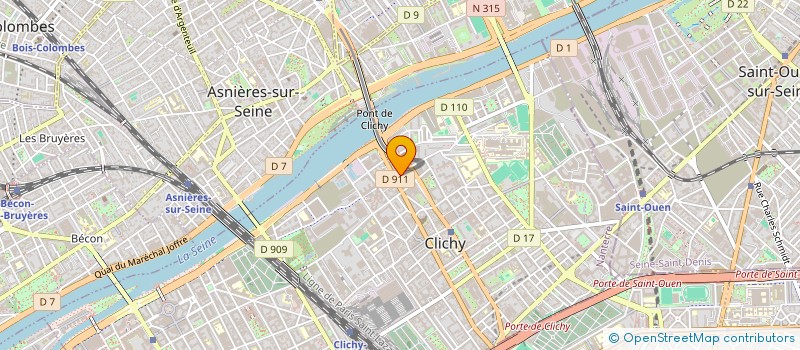 localisation de l'entreprise MADAME CHLOE DIDION à CLICHY