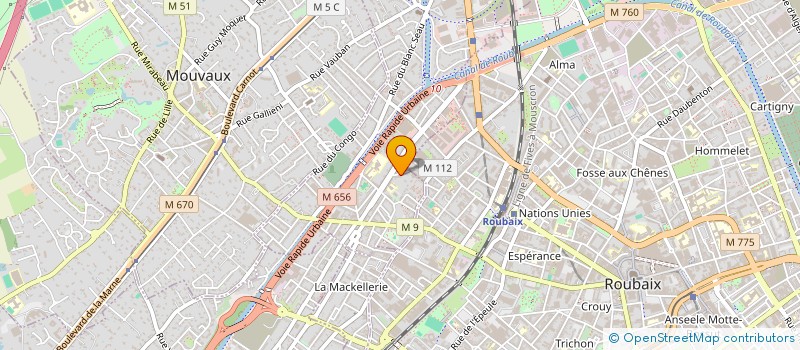 localisation de l'entreprise MADAME CHLOE DONADA  TOURCOING