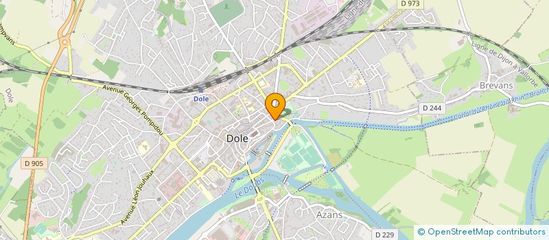 localisation de l'entreprise MADAME CHLOE DORMOY à DOLE