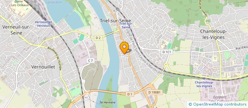 localisation de l'entreprise MADAME CHLOE DOS SANTOS MALTA  TRIEL-SUR-SEINE