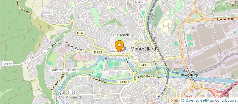 localisation de l'entreprise MADAME CHLOE DROGREY  MONTBELIARD