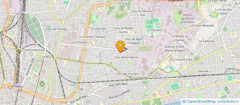 localisation de l'entreprise MADAME CHLOE DUBOIL à ORLEANS