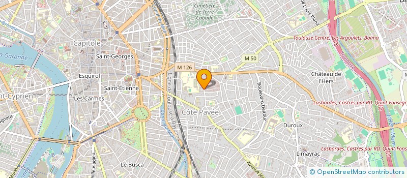localisation de l'entreprise MADAME CHLOE DUBOIS  TOULOUSE
