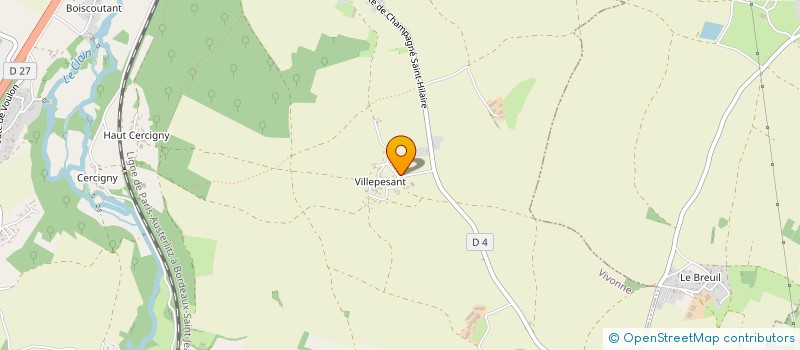 localisation de l'entreprise MADAME CHLOE DUCEPT  VIVONNE