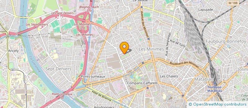 localisation de l'entreprise MADAME CHLOE DULAC à TOULOUSE