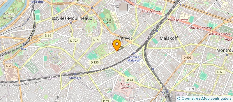 localisation de l'entreprise MADAME CHLOE DUMIELLE à VANVES