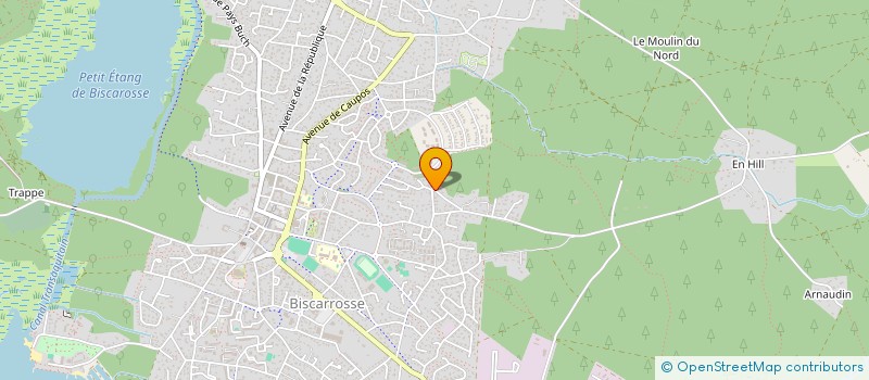 localisation de l'entreprise MADAME CHLOE DUOLLE  BISCARROSSE