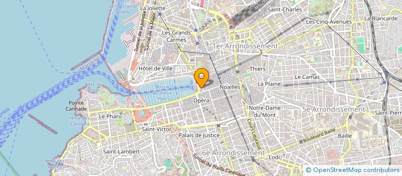 localisation de l'entreprise MADAME CHLOE DUPIN  MARSEILLE